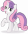 Size: 3800x4535 | Tagged: safe, artist:kojibiose, derpibooru import, sweetie belle, pony, absurd resolution, older, older sweetie belle, simple background, solo, transparent background, vector