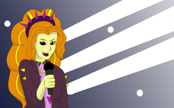 Size: 1920x1200 | Tagged: artist needed, source needed, safe, derpibooru import, adagio dazzle, equestria girls, female, microphone, solo