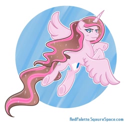 Size: 1280x1248 | Tagged: safe, artist:redpalette, derpibooru import, oc, alicorn, alicorn oc, cute, flying, horn, wings