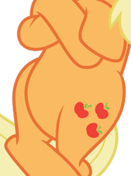 Size: 624x838 | Tagged: safe, artist:daydreamsyndrom, derpibooru import, edit, applejack, earth pony, pony, the crystal empire, belly, bipedal, bipedal leaning, cropped, crossed hooves, crossed legs, featureless crotch, high res, leaning, pictures of bellies, simple background, solo, transparent background, vector, vector edit