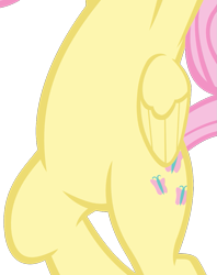 Size: 863x1089 | Tagged: safe, artist:ironm17, derpibooru import, edit, fluttershy, pegasus, pony, belly, bipedal, cropped, featureless crotch, high res, pictures of bellies, simple background, standing, standing on one leg, transparent background, tree pose, vector, vector edit