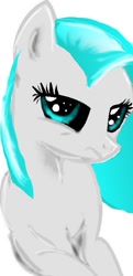 Size: 305x628 | Tagged: safe, artist:kiwwsplash, derpibooru import, oc, oc only, earth pony, pony, earth pony oc, eyelashes, frown, simple background, solo, white background