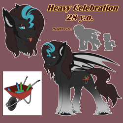 Size: 2000x2000 | Tagged: safe, artist:fkk, derpibooru import, oc, oc:heavy celebration, bat pony, pony, bat pony oc, bat wings, commission, male, reference, reference sheet, stallion, wings