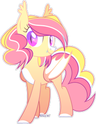 Size: 1764x2278 | Tagged: safe, artist:rerorir, derpibooru import, oc, oc:tropical paradise, bat pony, pony, female, mare, simple background, solo, transparent background