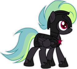 Size: 1070x960 | Tagged: safe, artist:rerorir, derpibooru import, oc, pegasus, pony, armor, female, mare, simple background, solo, transparent background