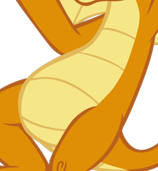 Size: 2124x2304 | Tagged: safe, artist:memnoch, derpibooru import, edit, smolder, molt down, belly, cropped, high res, pictures of bellies, simple background, solo, transparent background, vector, vector edit