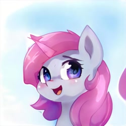 Size: 1024x1024 | Tagged: safe, artist:thisponydoesnotexist, derpibooru import, oc, pony, unicorn, artificial intelligence, neural network, simple background, solo