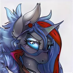 Size: 1024x1024 | Tagged: safe, artist:thisponydoesnotexist, derpibooru import, oc, pony, bust, neural network, portrait, solo