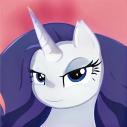 Size: 1024x1024 | Tagged: safe, artist:thisponydoesnotexist, derpibooru import, unicorn, bust, female, mare, neural network, solo