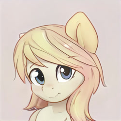 Size: 1024x1024 | Tagged: safe, artist:thisponydoesnotexist, derpibooru import, oc, earth pony, pony, artificial intelligence, cute, neural network, ocbetes, simple background, solo
