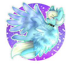 Size: 1561x1375 | Tagged: safe, artist:shinningblossom12, derpibooru import, oc, oc only, pegasus, pony, collar, glasses, pegasus oc, simple background, solo, speedpaint available, transparent background, wings