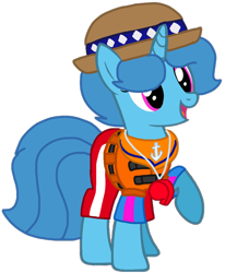 Size: 888x1076 | Tagged: safe, artist:徐詩珮, derpibooru import, spring rain, pony, unicorn, series:sprglitemplight diary, series:sprglitemplight life jacket days, series:springshadowdrops diary, series:springshadowdrops life jacket days, alternate universe, clothes, cute, lifeguard, lifeguard spring rain, lifejacket, paw patrol, simple background, transparent background, zuma (paw patrol)