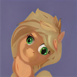 Size: 1024x1024 | Tagged: safe, artist:thisponydoesnotexist, derpibooru import, pony, artificial intelligence, bust, looking at you, neural network, portrait, scary face, solo, spooky