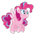 Size: 1363x1352 | Tagged: safe, artist:leaficun3, derpibooru import, pinkie pie, pegasus, pony, alternate design, palindrome get, pegasus pinkie pie, pinkie pie (g5), race swap, simple background, solo, transparent background