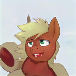 Size: 1024x1024 | Tagged: safe, artist:thisponydoesnotexist, derpibooru import, pony, artificial intelligence, computer generated, neural network, not big macintosh