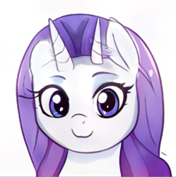 Size: 695x697 | Tagged: safe, artist:thisponydoesnotexist, derpibooru import, bicorn, pony, artificial intelligence, horn, multiple horns, neural network, not rarity, solo