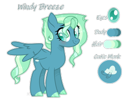 Size: 1496x1186 | Tagged: safe, artist:pancakeartyt, derpibooru import, oc, oc:windy breeze, pegasus, pony, female, mare, reference sheet, simple background, solo, transparent background