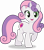 Size: 4159x4719 | Tagged: safe, artist:kojibiose, derpibooru import, sweetie belle, pony, unicorn, growing up is hard to do, absurd resolution, cute, diasweetes, female, happy, looking at you, mare, older, older sweetie belle, raised leg, simple background, smiling, transparent background, vector