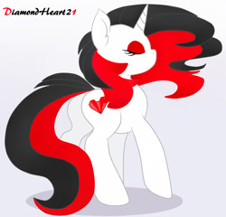 Size: 2048x1965 | Tagged: safe, artist:diamondheart21, derpibooru import, oc, oc:missheart, pony, unicorn, beautiful, butt, female, mare, plot, solo