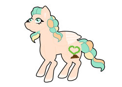 Size: 1280x915 | Tagged: safe, artist:crownofslime, derpibooru import, oc, pegasus, pony, offspring, parent:applejack, parent:zephyr breeze, parents:zephyrjack, simple background, solo, transparent background