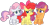 Size: 1024x512 | Tagged: safe, artist:emeraldblast63, derpibooru import, apple bloom, scootaloo, sweetie belle, my little pony: pony life, cutie mark crusaders, g4.5 to g4, redesign, simple background, transparent background
