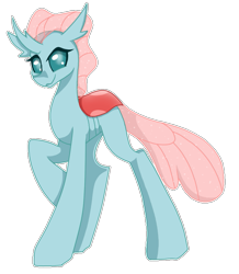 Size: 661x757 | Tagged: safe, artist:spaazledazzle, derpibooru import, ocellus, changedling, changeling, cute, diaocelles, female, simple background, smiling, solo, transparent background