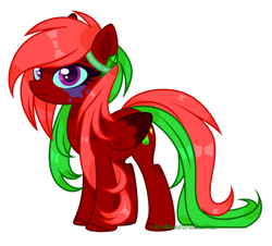 Size: 1920x1734 | Tagged: safe, artist:redheartponiesfan, derpibooru import, oc, oc:jokey, pegasus, pony, female, mare, simple background, solo, transparent background, two toned wings, wings