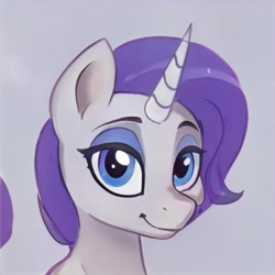 Size: 1024x1024 | Tagged: safe, artist:thisponydoesnotexist, derpibooru import, pony, unicorn, bust, neural network, portrait, solo