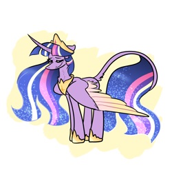 Size: 2048x2048 | Tagged: safe, artist:summersketch-mlp, derpibooru import, princess twilight 2.0, twilight sparkle, twilight sparkle (alicorn), alicorn, the last problem