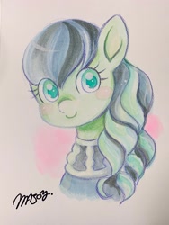 Size: 1536x2048 | Tagged: safe, artist:majoy_tokyo, derpibooru import, coloratura, rara, traditional art