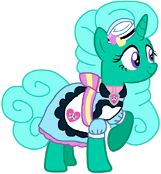 Size: 974x1053 | Tagged: safe, artist:徐詩珮, derpibooru import, glitter drops, pony, unicorn, series:sprglitemplight diary, series:sprglitemplight life jacket days, series:springshadowdrops diary, series:springshadowdrops life jacket days, alternate universe, base used, clothes, cute, paw patrol, simple background, skye (paw patrol), transparent background