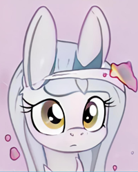 Size: 602x754 | Tagged: safe, artist:thisponydoesnotexist, derpibooru import, pony, artificial intelligence, bunny ears, neural network, solo