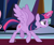 Size: 624x522 | Tagged: safe, derpibooru import, screencap, twilight sparkle, twilight sparkle (alicorn), alicorn, the beginning of the end, cropped, determined, glowing horn, horn, raised hoof, solo, spread wings, wings