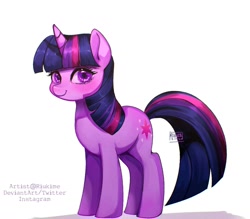 Size: 1715x1500 | Tagged: safe, artist:riukime, derpibooru import, twilight sparkle, unicorn twilight, unicorn, emala jiss challenge, simple background, solo, white background