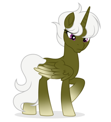 Size: 2883x3169 | Tagged: safe, artist:rioshi, artist:starshade, derpibooru import, oc, oc only, oc:whirligig, alicorn, pony, cute, female, simple background, solo, white background