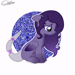Size: 768x768 | Tagged: safe, artist:delfinaluther, derpibooru import, oc, oc only, pegasus, pony, base used, cute, sad, simple background, solo, white background
