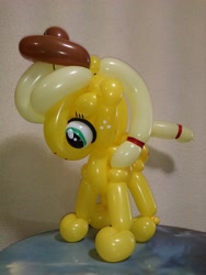 Size: 2940x3920 | Tagged: safe, artist:changdie, derpibooru import, applejack, earth pony, pony, balloon, balloon art