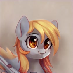 Size: 1024x1024 | Tagged: safe, artist:thisponydoesnotexist, derpibooru import, pegasus, pony, neural network, not derpy