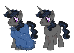 Size: 1302x936 | Tagged: safe, artist:rose-moonlightowo, derpibooru import, oc, unicorn, magical gay spawn, male, offspring, parent:king sombra, parent:shining armor, simple background, solo, stallion, transparent background