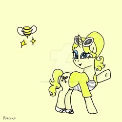 Size: 1024x1024 | Tagged: safe, artist:wrath-marionphauna, derpibooru import, pony, unicorn, chloe bourgeois, chloé bourgeois, clothes, crossover, jacket, makeup, miraculos ladybug, ponified, shirt, shoes, solo, sunglasses, t-shirt