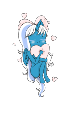 Size: 237x406 | Tagged: safe, artist:hoshisora00, derpibooru import, oc, oc:fleurbelle, alicorn, anthro, alicorn oc, blushing, bow, eyes closed, female, hair bow, heart, horn, hug, mare, pillow, simple background, transparent background, wings