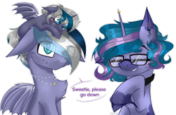 Size: 2466x1605 | Tagged: safe, artist:midnightmusic, derpibooru import, oc, oc only, oc:elizabat stormfeather, oc:feather frame, oc:night storm (ice1517), alicorn, bat pony, bat pony alicorn, pony, unicorn, alicorn oc, bat pony oc, bat wings, blank flank, blushing, chest fluff, choker, coat markings, commission, cute, ear fluff, ear piercing, earring, eyes closed, family, father and child, father and daughter, female, filly, glasses, grin, horn, horn ring, jewelry, laughing, male, mare, mother and child, mother and daughter, multicolored hair, necklace, oc x oc, parent and child, piercing, raised hoof, ring, shipping, simple background, smiling, stallion, straight, transparent background, unshorn fetlocks, wedding ring, wings, ych result, younger