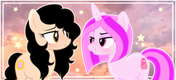 Size: 2472x1124 | Tagged: safe, artist:rerorir, derpibooru import, oc, oc only, earth pony, pony, unicorn, female, mare