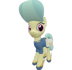 Size: 748x720 | Tagged: safe, artist:topsangtheman, derpibooru import, cinnabar, golden hooves, quicksilver, earth pony, pony, 3d, looking at you, simple background, solo, source filmmaker, transparent background