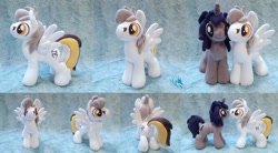 Size: 900x495 | Tagged: safe, artist:fire-topaz, derpibooru import, oc, oc only, oc:kate, oc:kej, pegasus, unicorn, female, irl, male, mare, photo, plushie, stallion