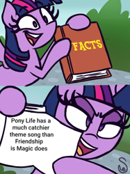 Size: 760x1014 | Tagged: safe, derpibooru import, twilight sparkle, my little pony: pony life, ed edd n eddy, exploitable meme, image macro, meme, twilight's fact book