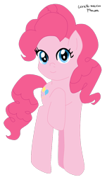 Size: 608x997 | Tagged: safe, artist:wrath-marionphauna, derpibooru import, pinkie pie, earth pony, pony, digital art, smiling, solo