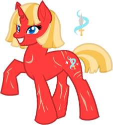 Size: 403x444 | Tagged: safe, artist:notorious dogfight, derpibooru import, oc, oc only, oc:stalwart shield, pony, unicorn, fanfic:the needle, fanfic art, simple background, solo, spoiler, transparent background