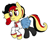 Size: 868x722 | Tagged: safe, derpibooru import, oc, oc:chocolate sweets, earth pony, belgium, clothes, sailor uniform, school uniform, simple background, skirt, solo, uniform, white background