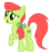Size: 1360x1455 | Tagged: safe, artist:three uncle, derpibooru import, peachy sweet, earth pony, pony, the last roundup, apple family member, bow, female, hair bow, mare, simple background, transparent background
